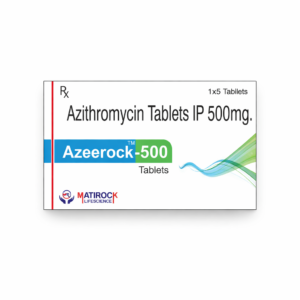 Azeerock-500 Tablets | Azithromycin 500mg Antibiotic