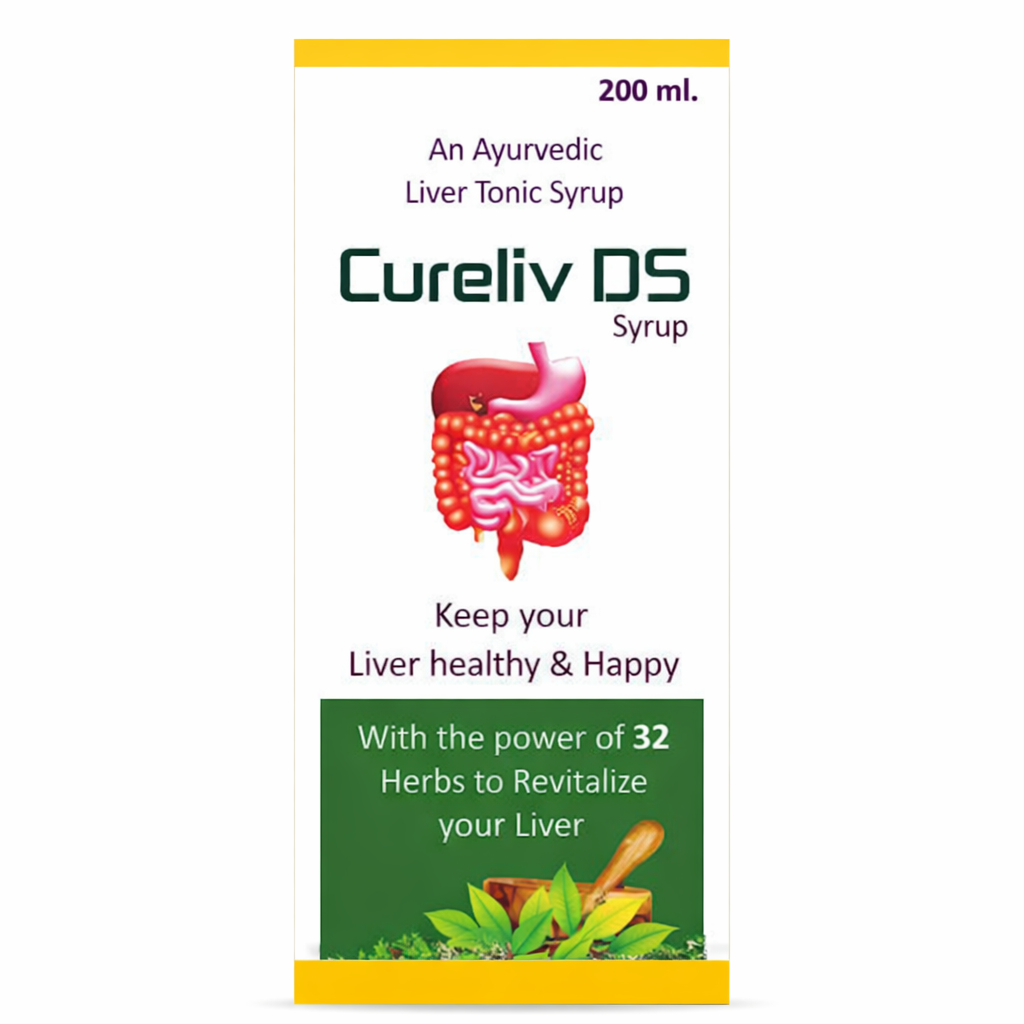 Cureliv DS Syrup | Ayurvedic Liver Restorative & Protective Syrup