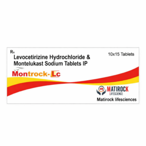 Montrock-Lc Tablets | Levocetirizine Hydrochloride & Montelukast Sodium