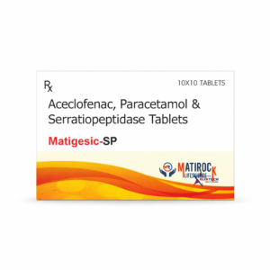 Matigesic-SP Tablets | Aceclofenac, Paracetamol & Serratiopeptidase
