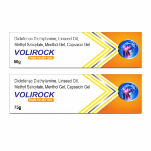 Volirock Pain Relief Gel | Diclofenac, Capsaicin, Methyl Salicylate, Linseed Oil & Menthol