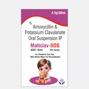 Maticlav-DDS Dry Syrup | Amoxycillin & Potassium Clavulanate