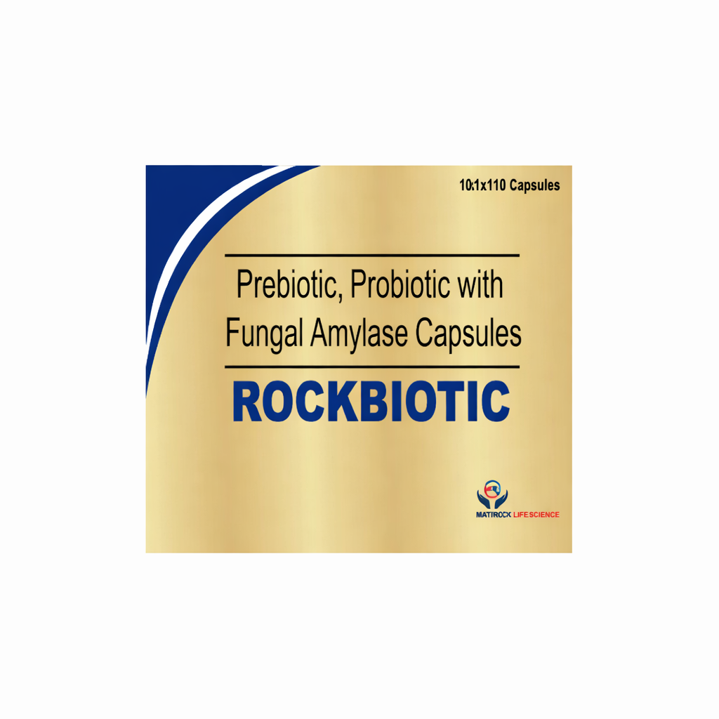 Rockbiotic Capsules | Prebiotic, Probiotic & Fungal Amylase