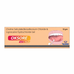 Oksore Gel | Choline Salicylate, Benzalkonium Chloride & Lignocaine